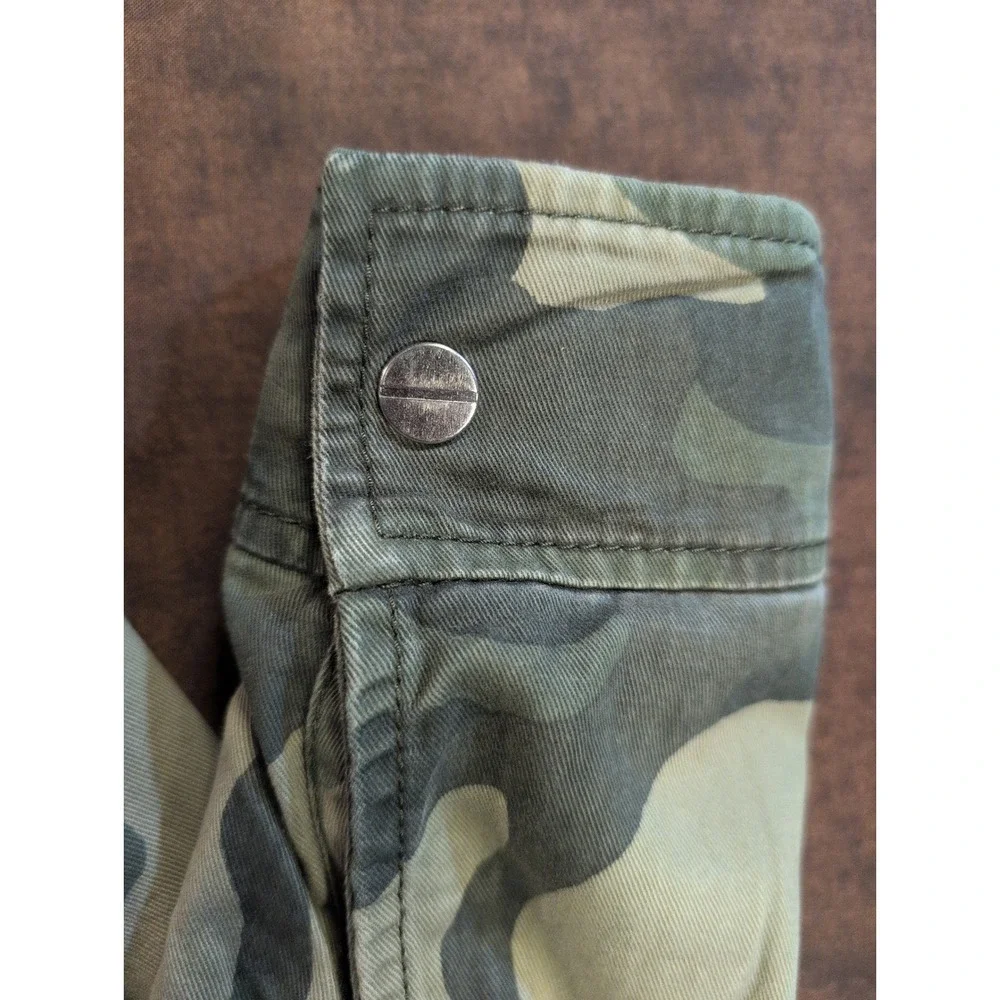 Abercrombie & Fitch Womens Camo Utility Field‎ Jacket Green Camouflage Medium M